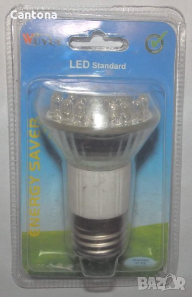 Светодиодна LED лампа 3W - 38 диода, Е27, 220V, снимка 1