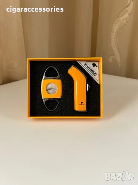 Комплект Cohiba – запалка и ножче в подаръчна кутия, снимка 1