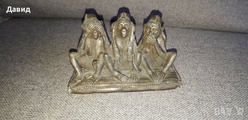 Статуетка три мъдри маймуни, снимка 1