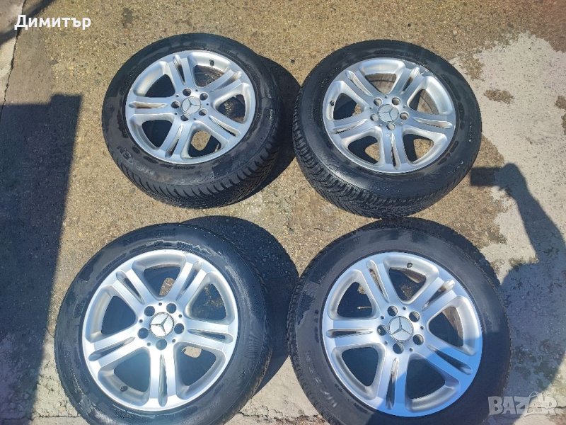 Оригинални джанти 17 с гуми .А2214010702 + болтове, снимка 1