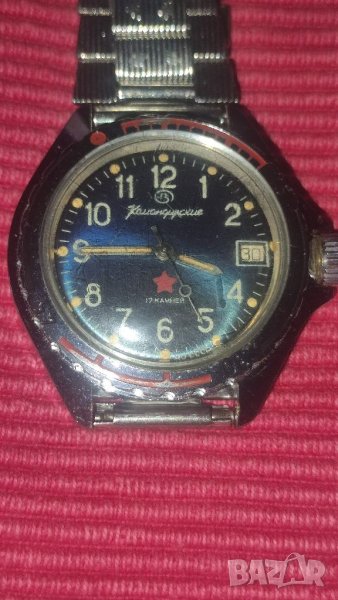 Мъжки механичен часовник Командирски,автомат,СССР. , снимка 1