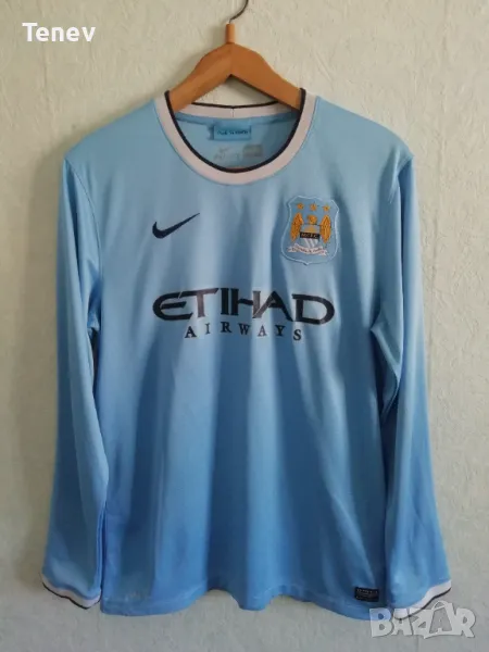 Manchester City Nike оригинална тениска фланелка с дълги ръкави Манчестър Сити размер L, снимка 1