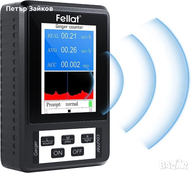 Детектор за ядрена радиация на Geiger, снимка 1