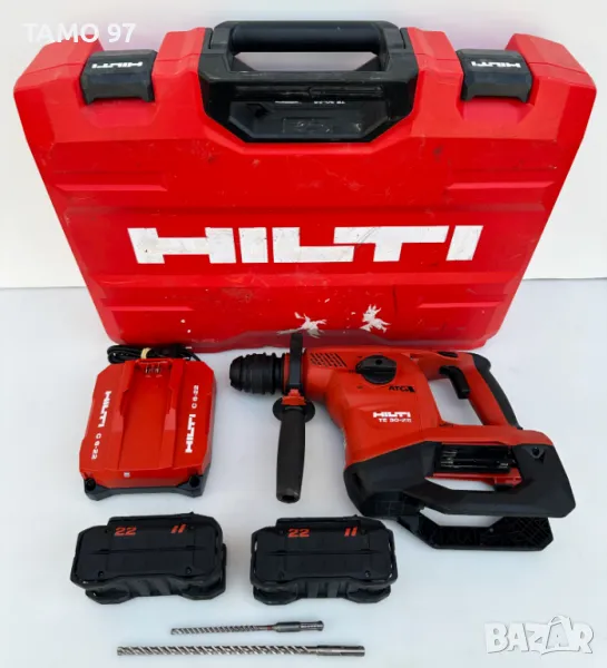 HiLTi TE 30-22 NURON - Безчетков акумулаторен перфоратор 2x22V 8.0Ah, снимка 1