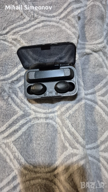 Слушалки TWS Wireless BTH-F9-5, Bluetooth, В ухото, Universal, Black, снимка 1