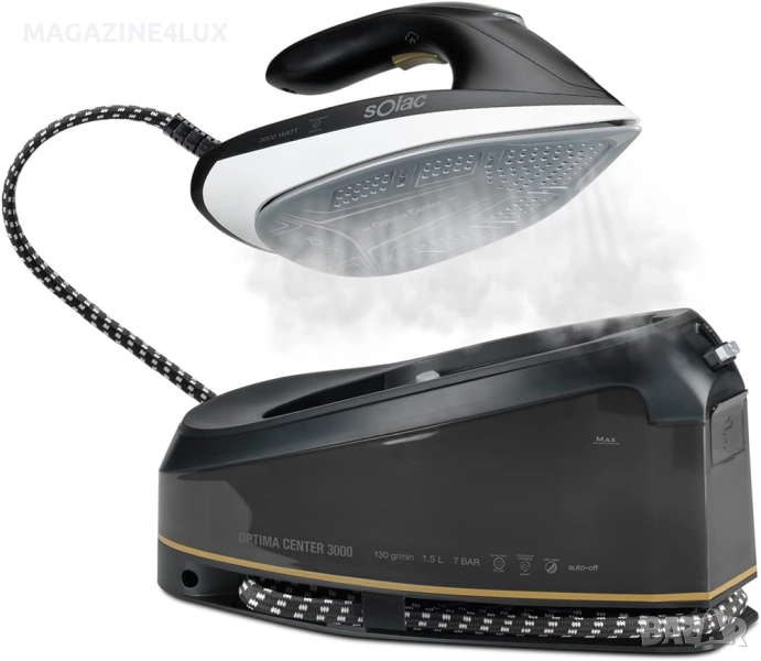 🧺💨 Парна ютия Solac Optima Center 3000, снимка 1