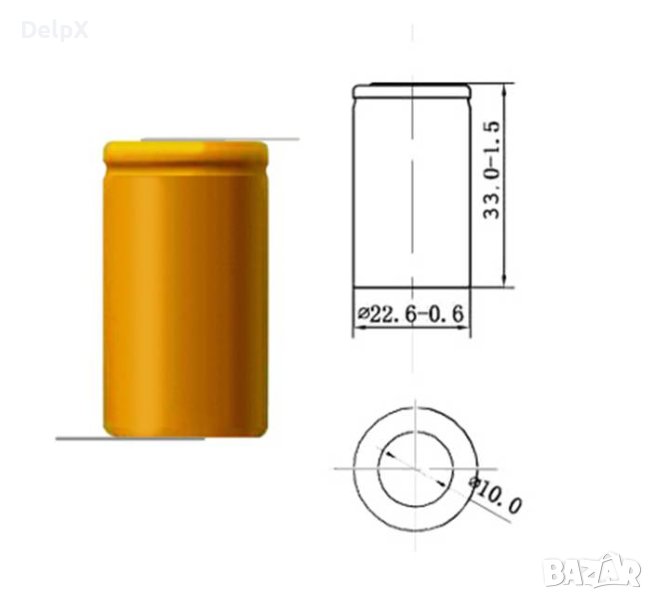 Акумулаторна батерия с пластини 1,2V 2000mAh 4/5SC Ni-MH, снимка 1