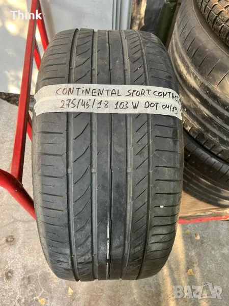 Гума Continental SportConact 275/45/18, снимка 1