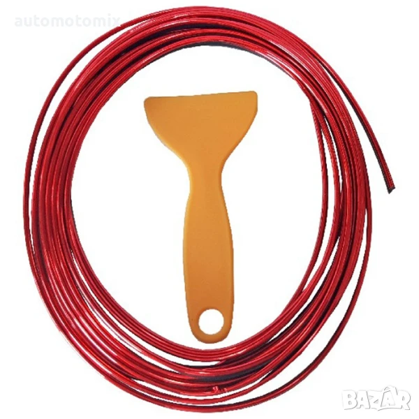 ДЕКОРАЦИЯ ЗА ИНТЕРИОР КАРБОН,СИН,ЧЕРВЕН,ХРОМ - 2024, снимка 1