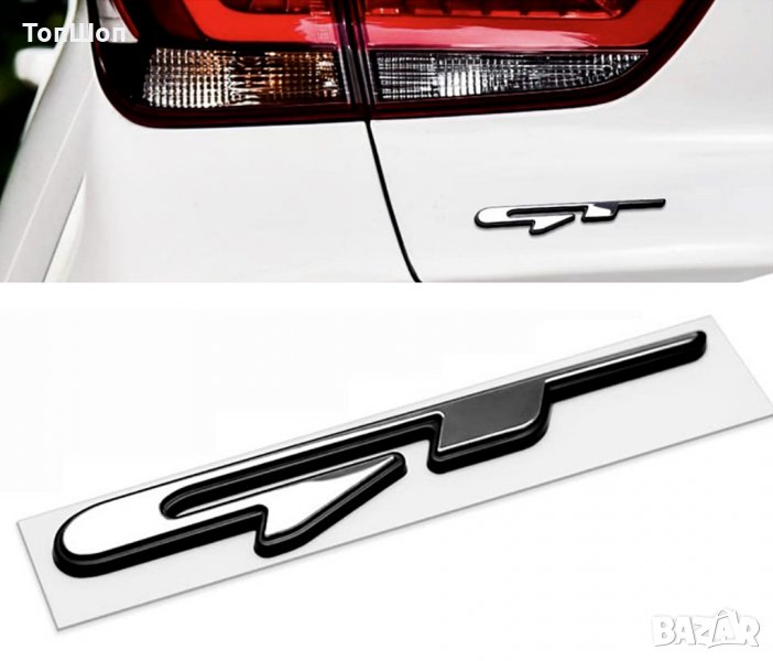 GT емблема - Black, снимка 1