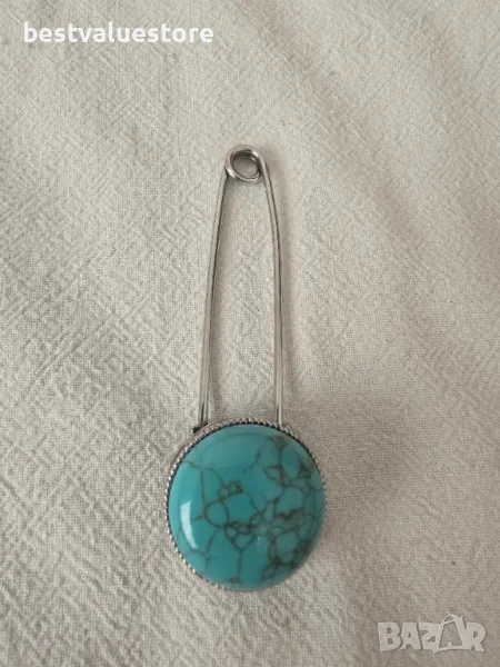 Тюркоазена Брошка, снимка 1