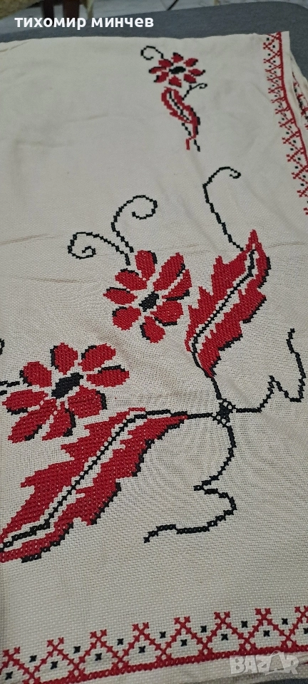 Покривка плетена на една ръка, снимка 1