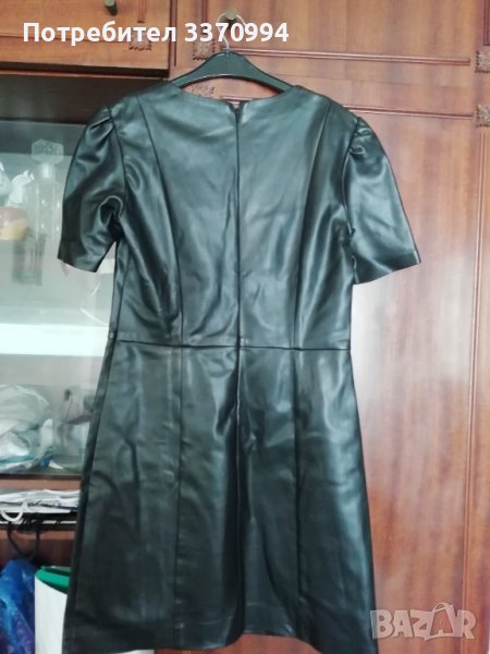 Стилна кожена рокля , снимка 1