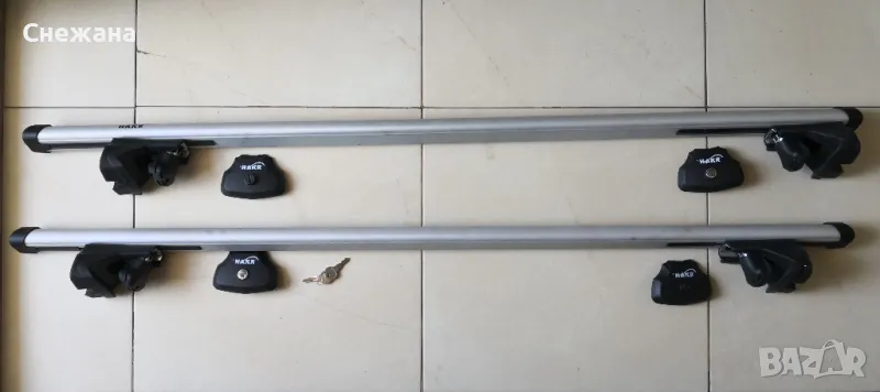 Греди HAKR 127см за кола стандартни надлъжни релси, до 130км/ч и 100кг, снимка 1