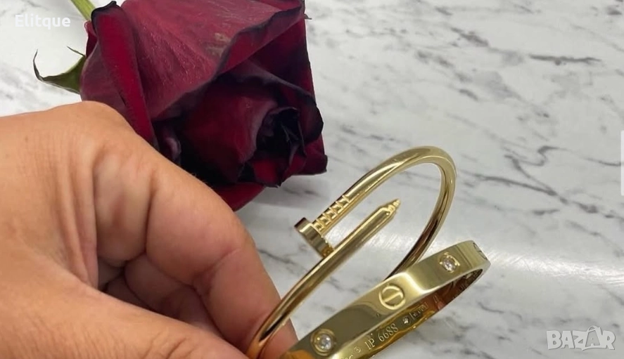 гривна от висококачествена стомана cartier, снимка 1