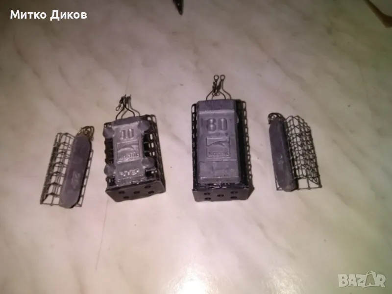 Фидер хранилка 4броя 20гр-20-40-80 нови, снимка 1