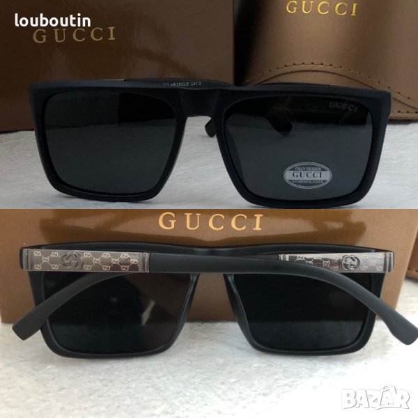 Gucci класически мъжки слънчеви очила с поляризация, снимка 1
