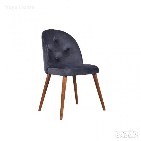 Трапезен стол, Botón, Син, снимка 1