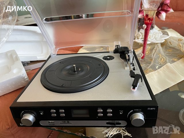 НОВ!!!  USB- ГРАМОФОН, снимка 4 - Грамофони - 41545643