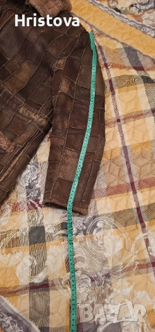 Мъжко палто агнешка кожа