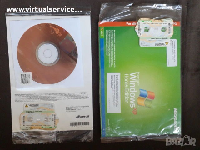Оригинален пакет WindowsXP разпечатан