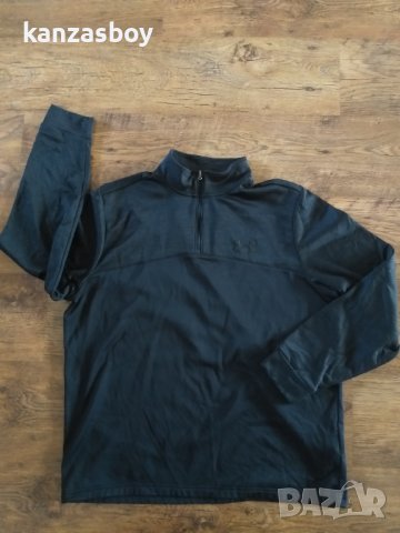 under armour  Storm Armour Fleece Icon 1/4 Zip-Up - страхотна мъжка блуза ХЛ, снимка 5 - Спортни дрехи, екипи - 42081562