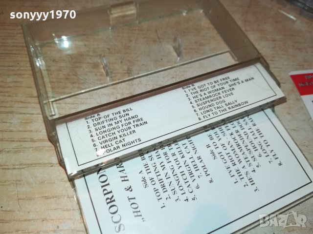 SCORPIONS-АУДИОКАСЕТА 2409211239, снимка 7 - Аудио касети - 34238770