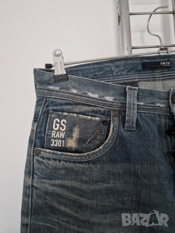Страхотни мъжки дънки G STAR RAW размер 30, снимка 3 - Дънки - 53574459