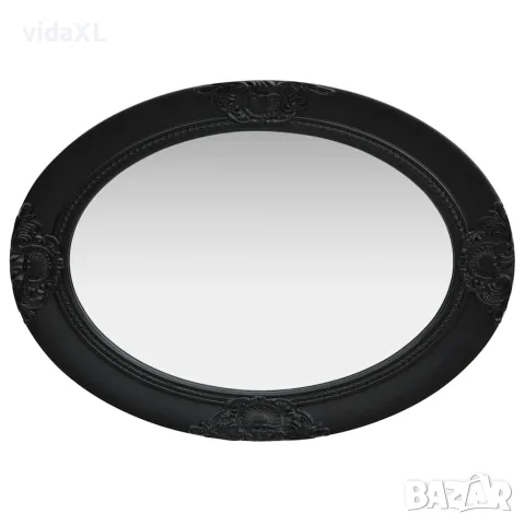 vidaXL Стенно огледало, бароков стил, 50x70 см, черно, снимка 2 - Огледала - 56146734