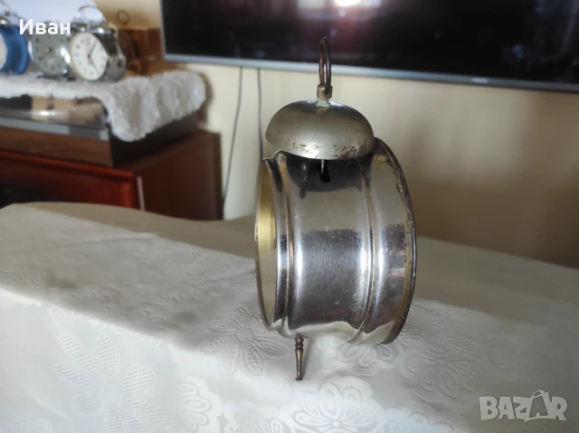 Немски механичен будилник Хамбург Американ, снимка 4 - Антикварни и старинни предмети - 51197011