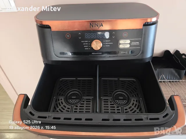 Air Fryer Ninja Foodi FlexDrawer (MegaZone), снимка 6 - Съдове за готвене - 55725959
