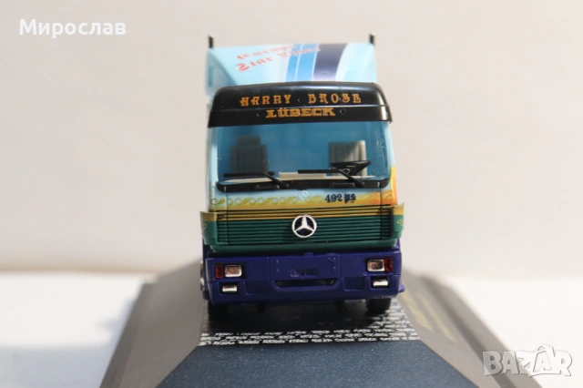 HERPA H0 1/87 MERCEDES BENZ ВЛЕКАЧ КАМИОН КОЛИЧКА МОДЕЛ, снимка 8 - Колекции - 53570968