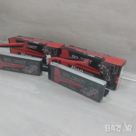 ТОП: 2 бр. Нови LiPo Батерии Goldbat 3S 11.1V 5000mAh 50C Hard Case за RC Модели, снимка 3 - Дронове и аксесоари - 56155735