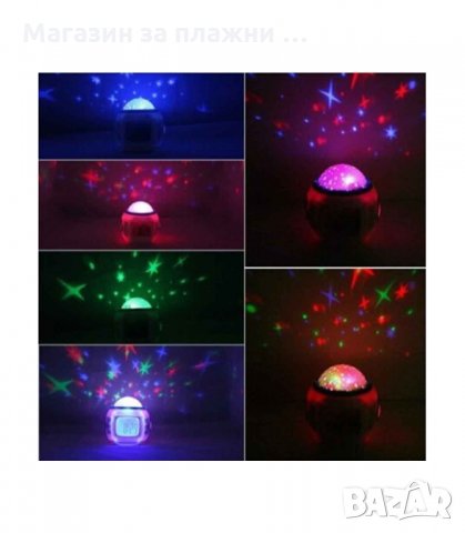 ДЕТСКИ НАСТОЛЕН МУЗИКАЛЕН ЧАСОВНИК С ПРОЖЕКТОР ЗА ЗВЕЗДИ - код 1038, снимка 4 - Други - 34240810