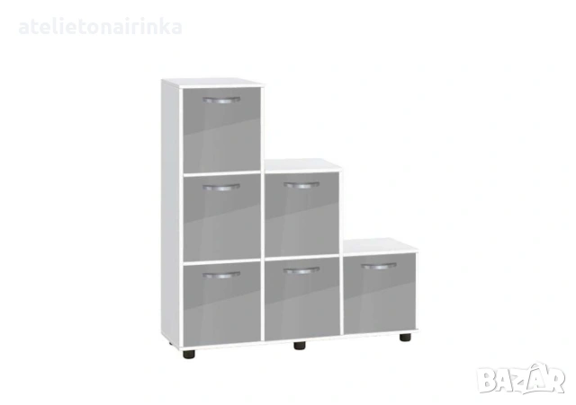 Етажерка Кубо 6 с шест вратички постформинг, снимка 13 - Етажерки - 53869702