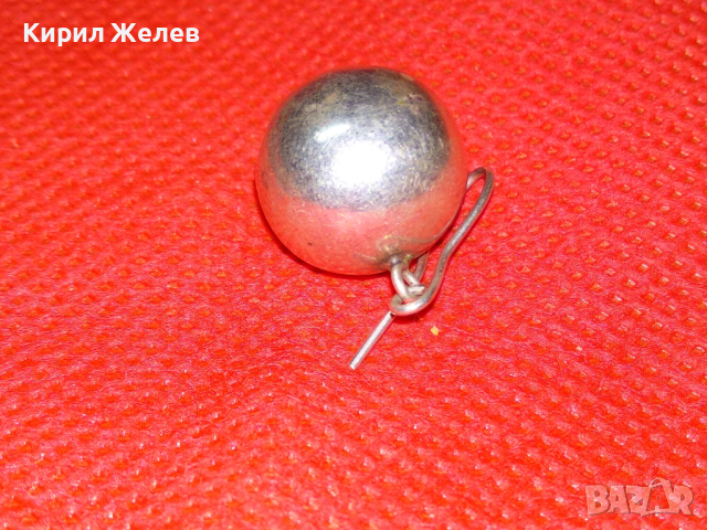 СТАРА СРЕБЪРНА ОБЕЦА ТОПЧЕ СРЕБРО 925 РЕТРО БИЖУ РЪЧНА ИЗРАБОТКА 43382, снимка 7 - Обеци - 44610499