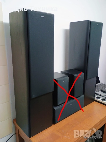 Трилентови тонколони Eltax Universe. Перфектни! Произведени в Дания. , снимка 8 - Тонколони - 52668920