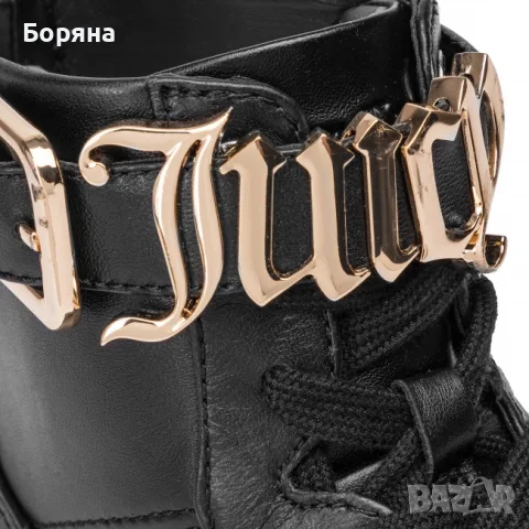Juicy Couture - Нови високи кецове от естествена кожа, снимка 2 - Кецове - 40312508
