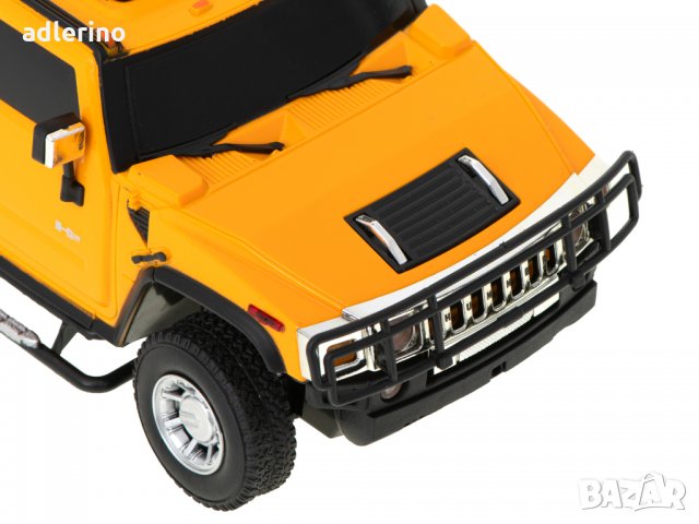 Лицензиран RC Hummer H2 автомобил, 1:24, жълт, мини джип, снимка 7 - Електрически играчки - 34394271