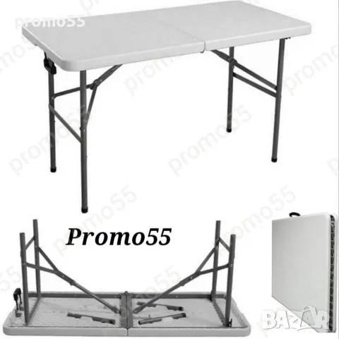 ПРОМО! Сгъваема маса с голям плот тип куфар за тераса, градина, двор, кетъринг, снимка 8 - Градински мебели, декорация  - 49261742