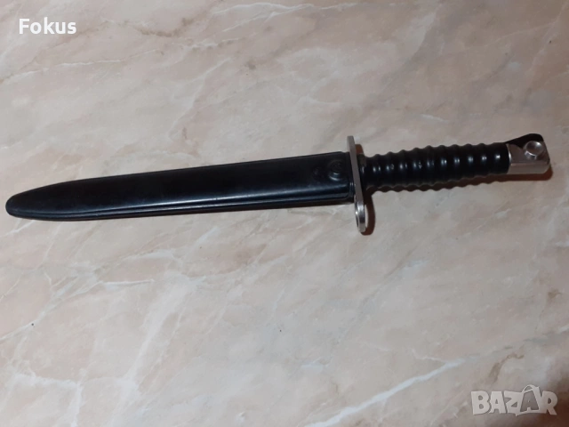 Щик нож тесак с кания, снимка 6 - Антикварни и старинни предмети - 53286172