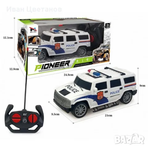 Полицейски джип с дистанционно управлениег, снимка 2 - Коли, камиони, мотори, писти - 48775420