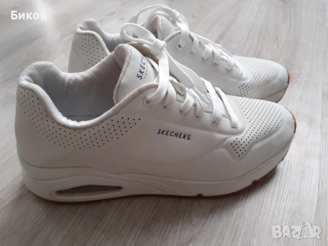 Кецове Skechers Street Los Angeles One White, снимка 2 - Маратонки - 51550179