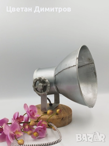 Холандска индустриална лампа, снимка 8 - Настолни лампи - 51963473