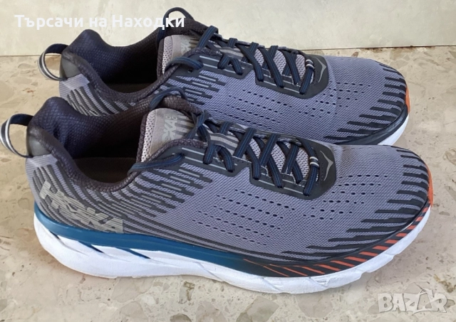 $155 Мъжки маратонки Hoka One One Men's Clifton 8 Running размер 46 Shoes Size 12, снимка 2 - Маратонки - 51820356
