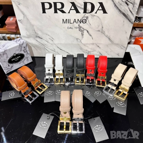 колани от естествена кожа в кутия prada