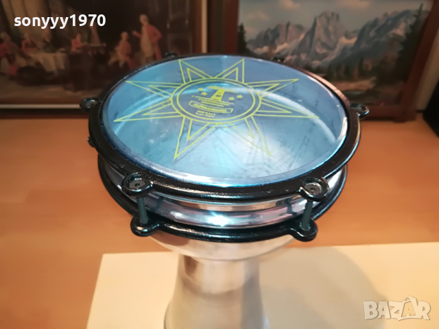 ГОЛЯМА ИНОКСОВА ТАРАМБУКА 40Х25СМ 3003220947, снимка 4 - Ударни инструменти - 36278676