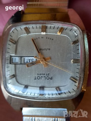 Позлатен часовник Poljot automatic 23 jewels , снимка 5 - Мъжки - 39139301