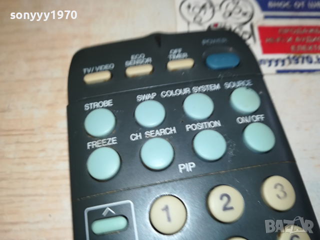 JVC RM-C891 TV/VCR REMOTE-ВНОС SWISS 0303241252, снимка 8 - Дистанционни - 44583647