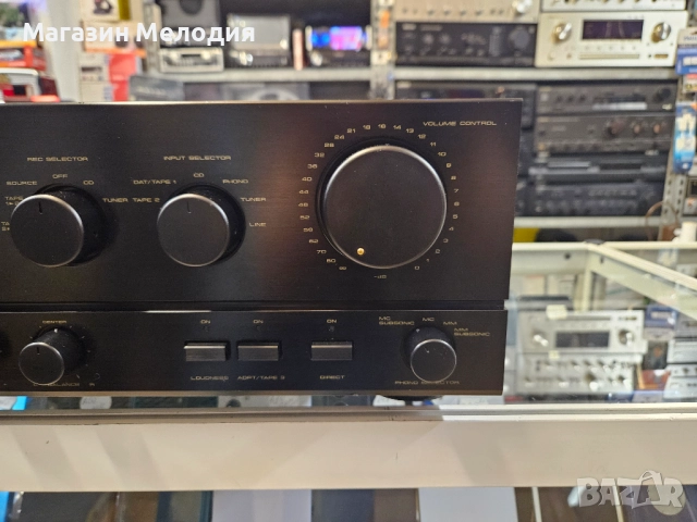 Усилвател Pioneer A-656 Mark II Две по 95 вата. В отлично техническо и визуално състояние., снимка 5 - Ресийвъри, усилватели, смесителни пултове - 51730793